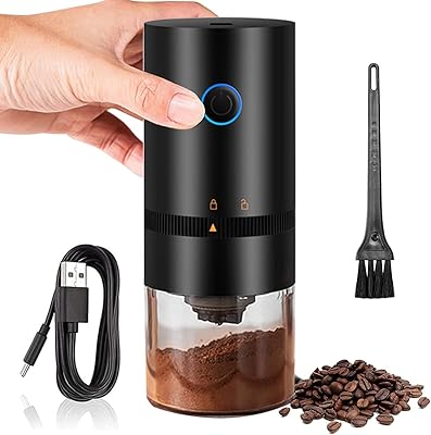 Moulin à café électrique portable ocuz®, capacité de 30 g, moulin à grains conique automatique pour égoutter l'espresso et verser sur le café français et arabica, rechargeable par usb. DIAYTAR COTE D'IVOIRE est la première boutique en ligne en Côte d'Ivoire, offrant une vaste gamme de produits à des prix avantageux. Les clients peuvent naviguer sur le site web et découvrir plus de 300000 références de produits, allant des produits alimentaires aux produits électroniques. Cette boutique en ligne garantit une livraison rapide et sécurisée.