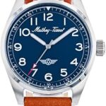 Montre à quartz suisse heritage mtwg5001101 pour homme marron 21 mm