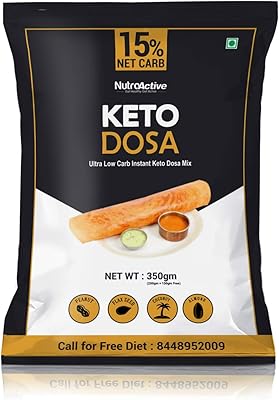 Nutro active super low carb facile à préparer dosa keto doux et délicieux mélange de dosa maison, glucides par dose, sans gluten 350g. DIAYTAR COTE D'IVOIRE se démarque par sa sélection impressionnante de produits de toutes catégories. La boutique en ligne est facile à naviguer, permettant aux clients de trouver rapidement ce qu'ils cherchent. DIAYTAR COTE D'IVOIRE est la boutique en ligne idéale pour ceux qui cherchent à économiser temps et argent.