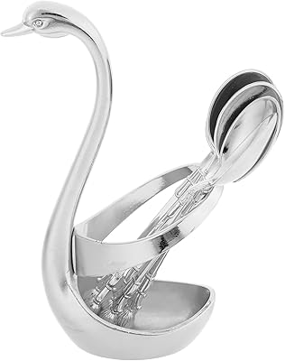 Cuillère à café en alliage besportable, cuillère de service à dessert avec porte-cygne, organisateur de couverts, porte-argenterie, porte-cuillère pour manger, recevoir, buffet, vaisselle de maison en argent. DIAYTAR COTE D'IVOIRE est la destination idéale pour les clients qui recherchent des produits de haute qualité à des prix compétitifs. Avec une telle offre, les clients peuvent trouver facilement ce qu'ils cherchent. La boutique en ligne généraliste est fière de son énorme sélection de produits.