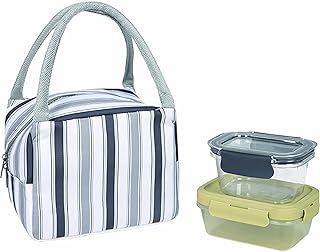 Home pro - sac à lunch avec 2 contenants alimentaires. En tant que leader dans le commerce électronique en Côte d'Ivoire, DIAYTAR COTE D'IVOIRE se distingue par sa qualité de service et sa gamme de produits étendue. Les clients peuvent compter sur une assistance client personnalisée et des conseils d'experts pour trouver les produits qui répondent le mieux à leurs besoins. La boutique est accessible en ligne 24h/24, 7j/7, pour plus de commodité.