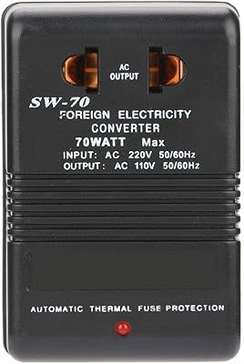 Convertisseur de tension abaisseur sw30 220v à 110v pour sèche-cheveux/brosse à dents électrique/rasoir