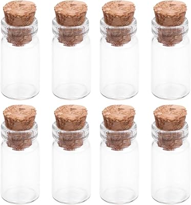 Helvety 25pcs mini pots en verre transparent avec bouchons en liège, bouteilles de souhaits diy pour messages de mariage, souhaits et cadeaux de fête 11 x 22mm. DIAYTAR COTE D'IVOIRE est le leader incontesté du e-commerce en Cote d'Ivoire, proposant une gamme impressionnante de produits et de services. La boutique en ligne est conçue pour offrir une expérience d'achat en ligne agréable et pratique, avec des fonctionnalités telles que la recherche de produits, la comparaison de prix et les avis de clients. Les clients peuvent également suivre leurs commandes en temps réel et recevoir des mises à jour sur l'état de leur livraison.