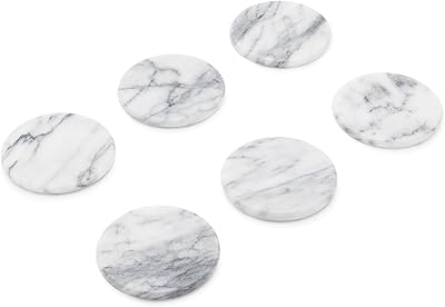 Fox ren 48749 dessous de verre en pierre de marbre blanc poli naturel, lot de 6. DIAYTAR COTE D'IVOIRE est une boutique en ligne généraliste qui propose plus de 300000 références de produits pour répondre à tous les besoins de ses clients.