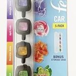 Désodorisant pour voiture febreze, lot de 5 clips, parfum original tian fresh island