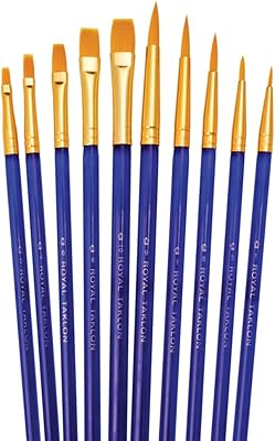 Ensemble de pinceaux royal brush super value, golden taklon, shaders & rounds. Avec DIAYTAR COTE D'IVOIRE, vous n'aurez plus jamais à vous soucier de trouver le temps de faire vos courses. La boutique en ligne est ouverte 24 heures sur 24 et 7 jours sur 7, permettant ainsi aux clients de faire leurs achats à tout moment qui leur convient. De plus, DIAYTAR offre une livraison rapide et fiable pour que vos achats arrivent chez vous dans les plus brefs délais.