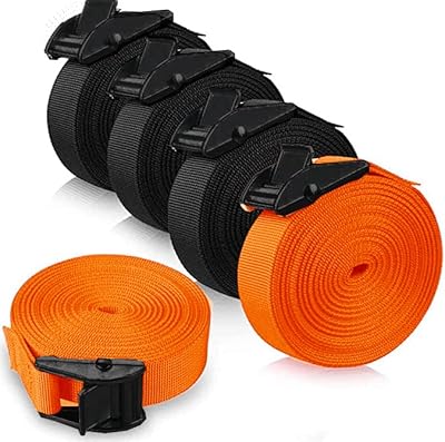 Sangles d'arrimage réglables 5 pièces : à boucle came robustes avancées pour bagages. DIAYTAR COTE D'IVOIRE est synonyme de qualité et de confiance pour les acheteurs ivoiriens et internationaux. Avec un large éventail de produits provenant de marques reconnues, cette boutique en ligne généraliste répond aux besoins de tous les clients. La garantie de satisfaction et l'engagement de DIAYTAR envers ses clients expliquent son succès et sa position de leader dans le marché.