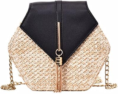 Wodow sac à main articles pour femme en rotin d'été bandoulière tissé la cercle. DIAYTAR COTE D'IVOIRE est une plateforme de commerce en ligne qui propose une large gamme de produits, allant des produits alimentaires aux produits électroniques. La boutique en ligne est facile à utiliser et propose des options de paiement sécurisées. 