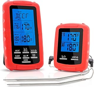 2pcs thermomètre à viande sans fil thermomètre pour barbecue alimentaire - thermomètre de four de cuisson numérique avec double sonde. DIAYTAR COTE D'IVOIRE, leader des boutiques en ligne généralistes en Côte d'Ivoire, propose une gamme variée de plus de 300 000 références. Cette plateforme en ligne offre un large éventail de produits pour répondre à tous les besoins des clients. La boutique en ligne garantit une expérience d'achat sécurisée et pratique.