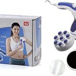 Masseur corporel relaxant professionnel avec 4 têtes de massage différentes et 1 housse