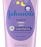 Crème hydratante pour le corps johnson's baby bedtime avec parfum relaxant et massage