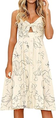 Fancyinn robe midi à bretelles spaghetti boutonnée sur le devant en dentelle florale pour femmes. DIAYTAR COTE D'IVOIRE c'est votre boutique en ligne idéale pour tout ce dont vous avez besoin. Avec plus de 300 000 références, vous trouverez facilement le produit qui convient à vos besoins et à votre budget. La boutique est conçue pour offrir une expérience de navigation intuitive et facile.