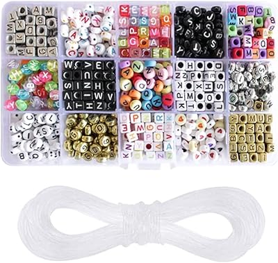 Amater 1100 pièces de perles de lettres a à z, perles de l'alphabet triées pour bracelets et ensemble de perles de l'alphabet en acrylique blanc, perles de voyelle pour la fabrication de bijoux, les arts et l'artisanat. DIAYTAR COTE D'IVOIRE est une boutique en ligne qui offre une large gamme de produits allant de l'électronique aux produits alimentaires, en passant par les vêtements et les accessoires. Elle est le point de référence pour les consommateurs ivoiriens qui cherchent à faire des achats en ligne.