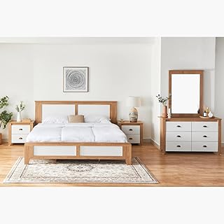Home box oxford king size ensemble de chambre à coucher, 5 pièces, taille 101 x 208 x 197 cm, marron/blanc. DIAYTAR COTE D'IVOIRE est une boutique en ligne généraliste qui propose plus de 300000 références de produits. Elle est reconnue comme l'une des boutiques leaders en Côte d'Ivoire, offrant une large gamme de produits pour répondre aux besoins de ses clients.