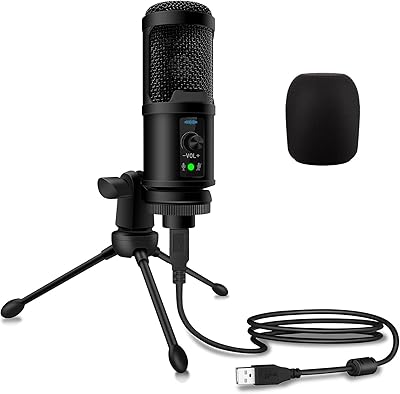 Microphone usb, prise casque intégrée et contrôle du volume, microphone d'ordinateur pour l'enregistrement de jeux, la diffusion et la voix off. Avec une large gamme de produits allant de l'électronique à la mode, en passant par les produits maison et les articles de sport, DIAYTAR COTE D'IVOIRE est la destination idéale pour ceux qui recherchent tout sous un même toit.