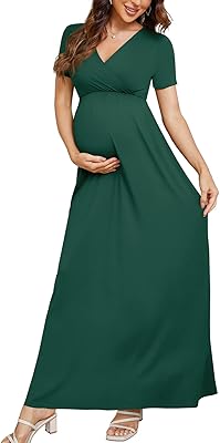 Robe longue portefeuille décontractée de maternité à col en v pour baby shower. La boutique en ligne DIAYTAR COTE D'IVOIRE est célèbre pour sa grande sélection de produits et ses prix concurrentiels. Les clients peuvent choisir parmi une large gamme de catégories de produits, allant des vêtements et accessoires aux produits électroniques et maison. La boutique en ligne est équipée de fonctionnalités de sécurité avancées pour garantir une expérience de shopping en ligne sécurisée.