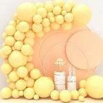 12" ballons macarons en latex pastel pour fêtes prénatales, mariages et anniversaires, 40
