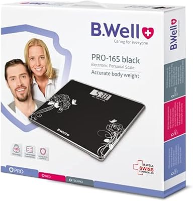 Pèse-personne électronique b.well pro-165 (noir)