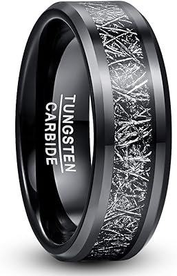 Bague de fiançailles en carbure de tungstène noir de 8 mm pour hommes de tungstory avec incrustation de météorite synthétique pour femmes, finition polie confortable, taille o-y. Avec plus de 300 000 références, DIAYTAR COTE D'IVOIRE est la destination idéale pour tous vos achats en ligne. Que vous cherchiez des produits électroniques, des vêtements, des accessoires ou des produits pour la maison, DIAYTAR a tout ce dont vous avez besoin pour une expérience de shopping en ligne exceptionnelle.