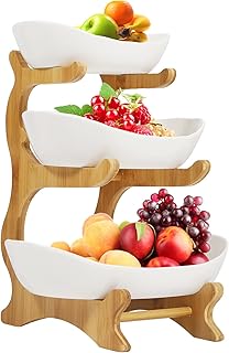 Assiette de fruits en céramique à 3 niveaux plateau de service de cuisine légumes porcelaine pour dessert. Diaytar Côte d'Ivoire se démarque par sa logistique efficace et son service client de haute qualité. Les clients peuvent profiter d'une livraison rapide et d'un retour facile des produits en cas de non-satisfaction. Diaytar Côte d'Ivoire est devenue un nom de confiance en Côte d'Ivoire grâce à sa politique de satisfaction client.