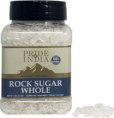 Pride of india - sucre de roche entier en cristal naturel - pot moyen à double tamis de 16 oz (454 g) - véritables cristaux de sucre indiens - à utiliser pour sucrer le lait ou le thé - offre le meilleur rapport qualité-prix. DIAYTAR COTE D'IVOIRE est une boutique en ligne généraliste qui propose plus de 300 000 références de produits divers. Elle est leader en Côte d'Ivoire et offre une expérience d'achat pratique et sécurisée. Les clients peuvent trouver tout ce dont ils ont besoin sur une seule plateforme.