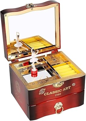 Boîte à bijoux musicale boîte musicale pour filles conception de ballerine musique enfants avec tiroir. DIAYTAR COTE D'IVOIRE, boutique en ligne généraliste avec plus de 300000 références, propose une large gamme de produits pour répondre à tous les besoins. Elle est la boutique leader en Côte d'Ivoire et offre une expérience d'achat unique. Ses clients apprécient la variété des produits et la qualité du service.