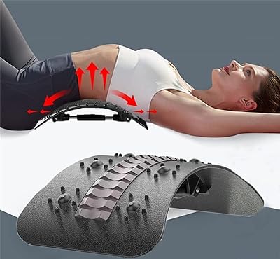 Skihzooc masseur de dos masseur masseur support étirement fitness relax colonne vertébrale soulage les douleurs lombaires extension du dos (noir). DIAYTAR COTE D'IVOIRE est une boutique en ligne généraliste proposant plus de 300000 références de produits, faisant d'elle le leader du marché en Côte d'Ivoire. Elle offre une large gamme de produits, allant de l'électronique à la maison et aux vêtements, pour répondre aux besoins de tous les consommateurs. Avec une livraison rapide et sécurisée, DIAYTAR COTE D'IVOIRE est le choix idéal pour les achats en ligne.