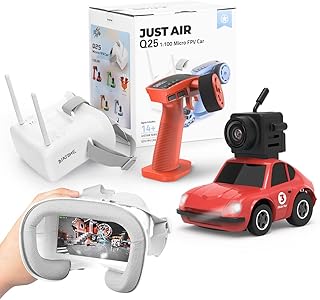 Voiture télécommandée sniclo'toys q25 avec caméra hd fpv et lunettes fpv, mini voiture rc fpv à l'échelle 1/100, voitures rc haute performance pour adultes, voiture de dérive rc 2,4 ghz pour adultes garçons et enfants (rouge). DIAYTAR COTE D'IVOIRE, avec plus de 300000 références, est la boutique en ligne généraliste leader en Côte d'Ivoire, proposant une large gamme de produits pour répondre à tous les besoins de ses clients. Elle se démarque par sa qualité de service et son engagement à offrir les meilleures expériences d'achat en ligne.