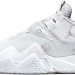 Chaussures jordan nike westbrook one take pour hommes cj0780-002, blanc/argent métallique, 11,5, blanc/argent