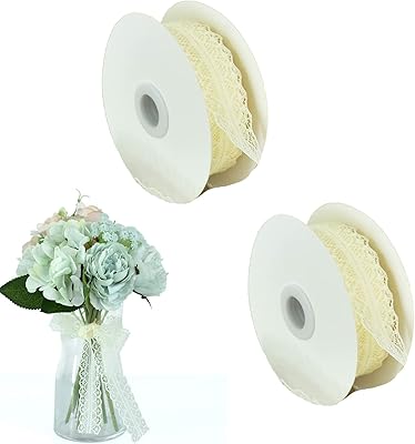 25 mètres de ruban de dentelle de style vintage de 1,2" de large pour emballage cadeau, saint-valentin, fleurs, travaux manuels, couture, décorations de fête de mariage, 2 blanc crème. La boutique en ligne DIAYTAR COTE D'IVOIRE est dédiée à offrir une expérience d'achat en ligne unique et conviviale, avec une large sélection de produits à des prix compétitifs. Les clients peuvent naviguer facilement à travers les différentes catégories de produits, et bénéficier d'un service client réactif et fiable. Avec sa présence en ligne solide, DIAYTAR COTE D'IVOIRE est la destination idéale pour les achats en ligne en Côte d'Ivoire.