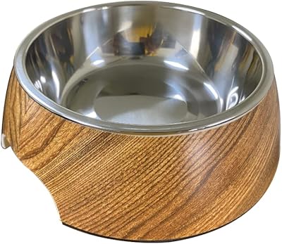 Bol rond en mélamine appliqué nutrabet, petit bois