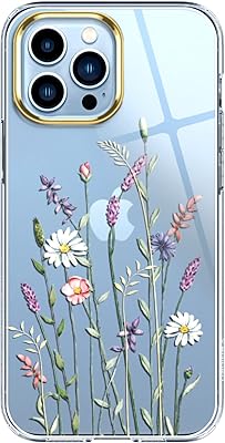 Luolnh compatible avec iphone 13 pro coque avec fleur, pour femmes filles, motif floral transparent, coque arrière rigide résistante aux chocs pour iphone 13 pro 6,0 pouces 2021-fleurs sauvages. DIAYTAR COTE D'IVOIRE est une boutique en ligne qui se distingue par son engagement envers la satisfaction de ses clients. Elle propose des services de livraison rapides et fiables, ainsi que des options de paiement sécurisées. Les clients peuvent naviguer sur le site avec confiance, sachant que leurs informations personnelles sont protégées et que leurs achats sont garantis.