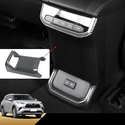 Une pièce de cache de ventilation arrière pour toyota highlander 2020 2021 2022, accessoires intérieurs avec cadre adhésif imprimé en fibre de carbone abs. La boutique en ligne DIAYTAR COTE D'IVOIRE est le leader du marché en Côte d'Ivoire, proposant plus de 300 000 références de produits de haute qualité. Les clients peuvent choisir parmi une large gamme de catégories, y compris la mode, les accessoires, les électroménagers et bien plus encore. Avec son interface utilisateur conviviale et ses processus de paiement sécurisés, DIAYTAR COTE D'IVOIRE offre une expérience de shopping en ligne sans stress et divertissante.