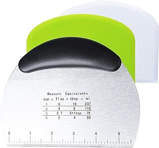 Coupe-pâte en acier inoxydable, carte sc en silicone, 3 pièces, ensemble de spatules