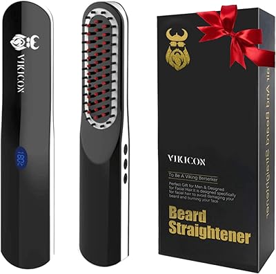 Peigne lisseur à barbe sans fil mommber pour hommes