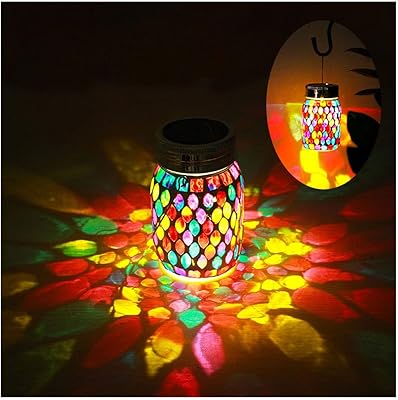 Lanternes en mosaïque solaire suspendues d'extérieur, lanternes en mosaïque solaire rechargeables, veilleuses solaires imperméables d'extérieur, lampes de table décoratives. DIAYTAR COTE D'IVOIRE est la boutique en ligne la plus complète de Côte d'Ivoire, offrant une sélection immense de produits. Avec plus de 300 000 références, vous trouverez facilement ce qui vous convient. DIAYTAR est synonyme de choix et de qualité.