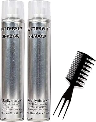 Butterfly shadow 600 ml spray à tenue forte pour coiffures (pack de 2). En tant que boutique en ligne leader en Côte d'Ivoire, DIAYTAR COTE D'IVOIRE met en avant la qualité et la fiabilité de ses produits. Les clients peuvent naviguer facilement à travers les différentes catégories pour trouver les produits qui correspondent à leurs besoins. Avec des promotions régulières et des offres spéciales, DIAYTAR COTE D'IVOIRE parvient à combiner la qualité et l'accessibilité, rendant ainsi le shopping en ligne une expérience agréable et avantageuse pour tous.