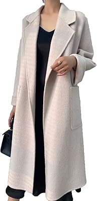 Manteau femme vakkar printemps et automne manteau en cachemire femme manteau long