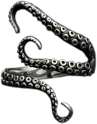 Bague à fente pirate en acier inoxydable 316l, cinq poulpes noirs en forme de s, taille unique. La boutique en ligne DIAYTAR COTE D'IVOIRE offre une expérience d'achat en ligne sécurisée et pratique, avec des moyens de paiement variés et des délais de livraison courts. Elle est la destination idéale pour les consommateurs ivoiriens qui cherchent à acheter des produits de qualité à des prix compétitifs.