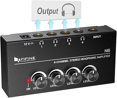 Amplificateur stéréo en métal fini 4 canaux mini répartiteur d'écouteurs avec adaptateur. DIAYTAR COTE D'IVOIRE est la boutique en ligne de référence en Côte d'Ivoire, proposant une sélection incroyable de plus de 300000 articles. Les clients peuvent trouver tout ce qu'ils cherchent, des produits électroniques aux vêtements, en passant par les accessoires et les produits d'épargne. La boutique se distingue par son engagement envers la satisfaction de ses clients.