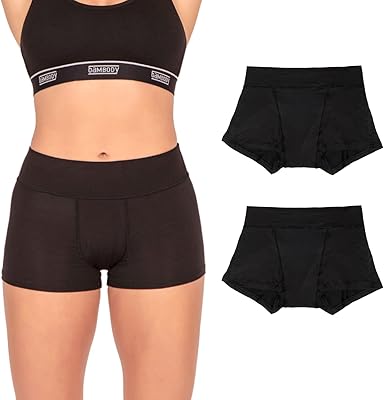 Boxer absorbant bamboo : sous-vêtements menstruels pour une protection toute la journée