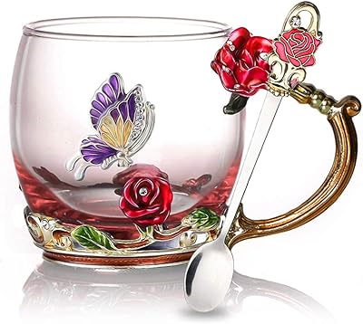 Tasses à thé en verre pour café émail fleur de rose. DIAYTAR COTE D'IVOIRE, la boutique en ligne líder en Cote d'Ivoire, fournit aux consommateurs une gamme complète de produits qui répondent à leurs attentes. Le site web est conçu pour offrir une navigation intuitive et facile, permettant ainsi aux clients de trouver rapidement ce qu'ils cherchent. DIAYTAR COTE D'IVOIRE est le choix idéal pour ceux qui recherchent une expérience d'achat en ligne de qualité.