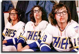 Xoo slapshot slap shot hanson brothers charlestown affiche sur toile et décoration murale moderne pour chambre à coucher familiale 40 x 60 cm. Avec une sélection immense, DIAYTAR COTE D'IVOIRE permet à ses clients de trouver tout ce dont ils ont besoin en un seul endroit. La boutique en ligne garantit la qualité et la sécurité des transactions pour une expérience d'achat en ligne inégalée.