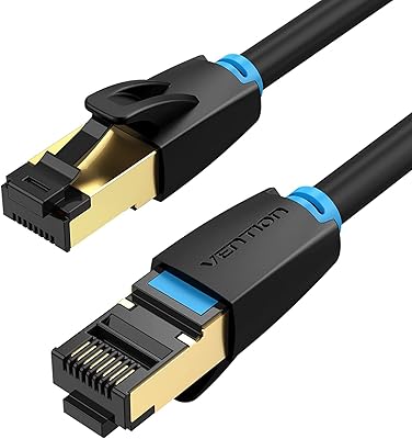 Câble ethernet vention cat 8 40 gbps 2000 mhz, câble rj45 s/ftp haute vitesse pour commutateur réseau, routeur, panneau de brassage, ps4, xbox, centre de données (cat.8 sstp rond, 1 m) ). En tant que pionnier du commerce électronique en Côte d'Ivoire, DIAYTAR COTE D'IVOIRE se distingue par sa capacité à proposer une offre de produits sans égale. Avec une vaste gamme de plus de 300 000 références, cette boutique en ligne répond aux attentes des consommateurs les plus exigeants. Que vous soyez à la recherche de produits pour vous-même, pour vos proches ou pour votre entreprise, DIAYTAR COTE D'IVOIRE est là pour vous offrir le meilleur choix et le meilleur service.