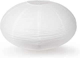 Lanternes en papier ovales blanches de 22" - paquet de 2 - rideaux de lampe en papier chinois japonais - lanterne en papier suspendue - boule chinoise. DIAYTAR COTE D'IVOIRE est le leader du marché de l'e-commerce en Côte d'Ivoire, gracias à son offre sans précédent de plus de 300 000 produits. Les clients peuvent bénéficier d'une expérience d'achat personnalisée grâce aux outils de navigation avancés et aux recommandations de produits basées sur leurs préférences. DIAYTAR COTE D'IVOIRE est la référence pour les achats en ligne en Côte d'Ivoire.