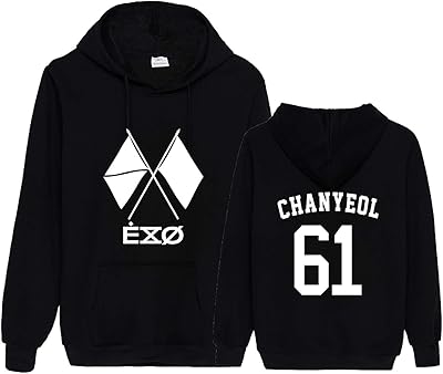 Sweat à capuche imprimé baby healthy album kpop exo obsession chanyeol suho baekhyun