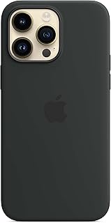 Coque en silicone apple pour iphone 14 pro max avec magsafe - minuit