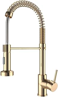 Onisbeli gold robinet mitigeur d'évier de cuisine avec poignée unique en laiton. DIAYTAR COTE D'IVOIRE est une boutique en ligne généraliste qui propose plus de 300 000 références de produits, faisant d'elle la boutique leader en Côte d'Ivoire. Avec une gamme variée de produits, les clients peuvent trouver tout ce dont ils ont besoin en un seul endroit. La qualité et la fiabilité des produits sont garantis.