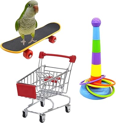 Shanid ensemble de 3 mini jouets pour perroquets, anneaux d'entraînement pour skateboard, adaptés aux perruches, perruches, calopsittes, conures et tourtereaux, marque : shanid. Avec plus de 300 000 références à son catalogue, DIAYTAR COTE D'IVOIRE est la destination idéale pour faire ses achats en ligne en Côte d'Ivoire. La boutique en ligne met en avant la satisfaction du client, avec des garanties de qualité, des modes de paiement sécurisés et un support client réactif.