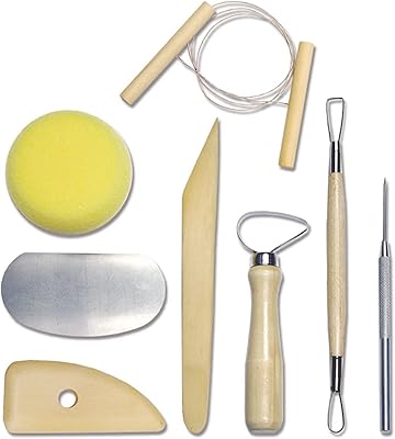 Ensemble complet d'outils de poterie royal & langnickel rsit-pot 1 (8 pièces). La boutique en ligne DIAYTAR COTE D'IVOIRE propose une expérience de shopping en ligne unique et personnalisée. Les clients peuvent profiter d'une navigation intuitive et d'un système de recherche avancé pour trouver facilement les produits qu'ils recherchent. La boutique offre également une garantie de satisfaction et un service client de haute qualité.